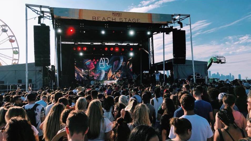 Mamby on the Beach summer music festival
