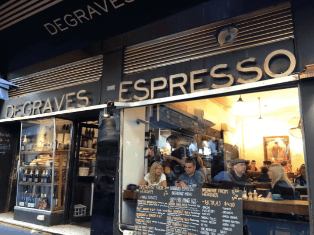 Degraves Street cafe