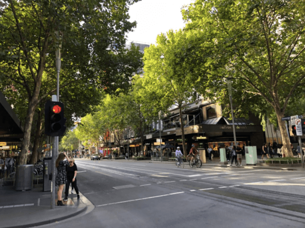 Downtown in the CBD, Melbourne