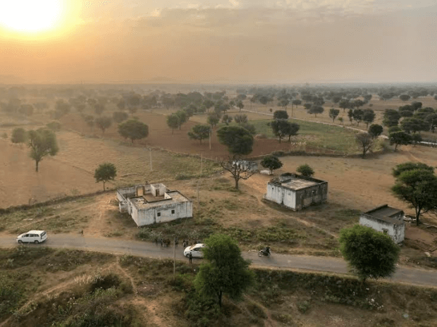 India at sunrise