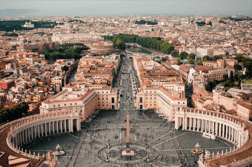 Rome itinerary, view of Rome villa borghese, Rome day tours
