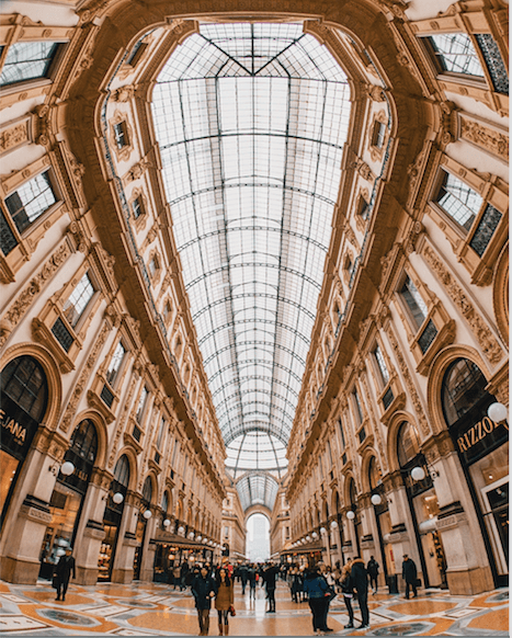 Galleria Vittorio Emanuele II, day trip to milan, milan itinerary, milan travels