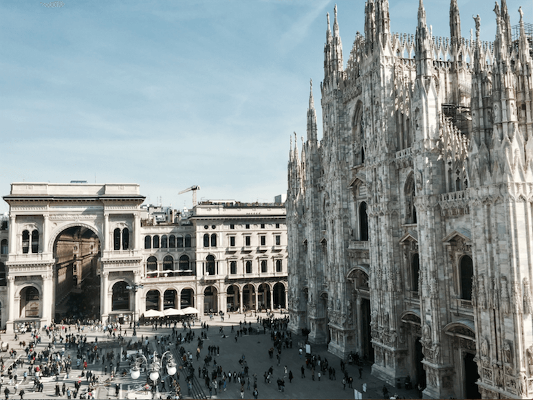 piazza del duomo, day trip to milan, milan itinerary, milan travels