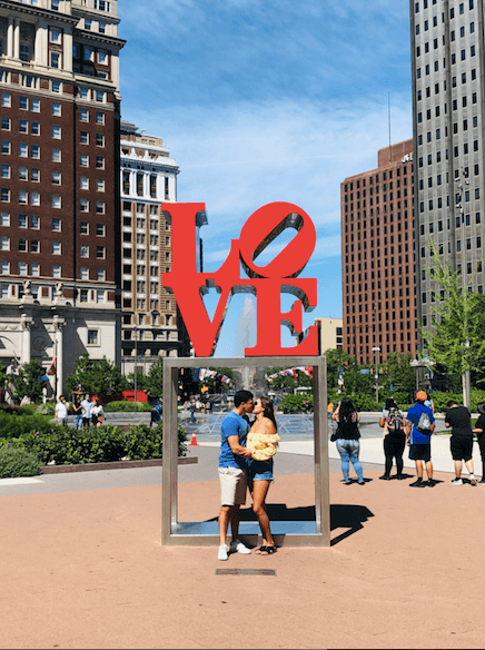 weekend in philadelphia, historic philadelphia, center city philadelphia, love park