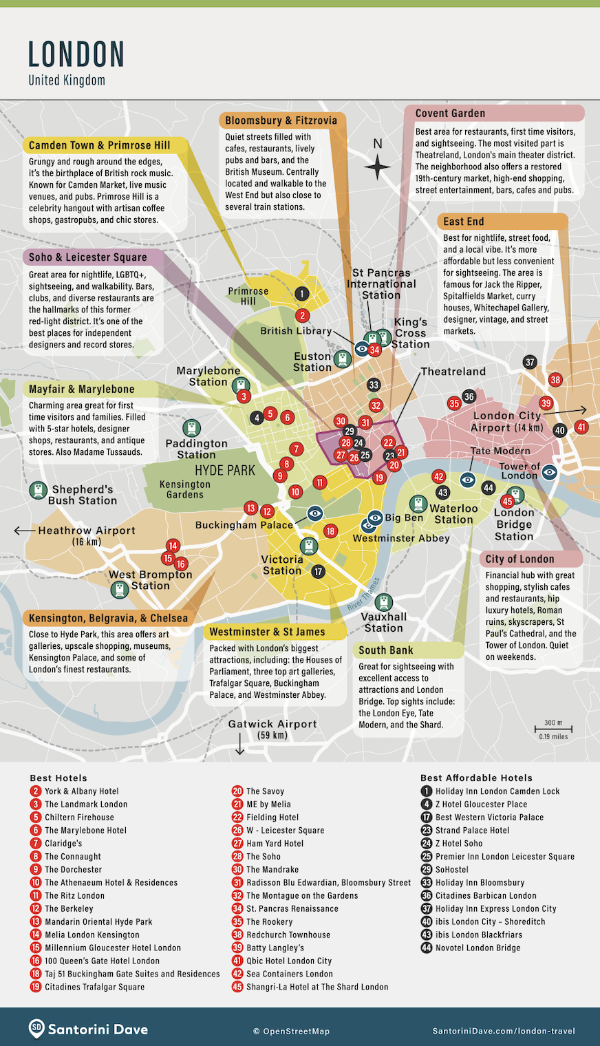 Map of London neighborhoods by Santorini Dave